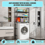 Storage Shelf 3 Tier Rack Portable Laundry Stand Unit Organiser - Top-Down View