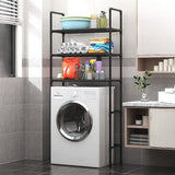 Storage Shelf 3 Tier Rack Portable Laundry Stand Unit Organiser - Rear View