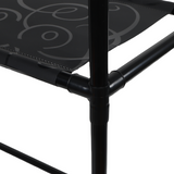Storage Shelf 3 Tier Rack Portable Laundry Stand Unit Organiser - 45-Degree Angle