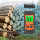 Moisture Meter Wood Masonry Wall & Other Materials Damp Meter Detector - Front View
