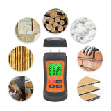 Moisture Meter Wood Masonry Wall & Other Materials Damp Meter Detector - Low Angle