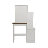 Dressing Table LED Makeup Mirror Stool Set Vanity Desk With Drawer Lighted