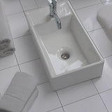 Small Compact Bathroom Cloakroom Hand Wash Basin Sink Ceramic Wall Hung - Extra Image
