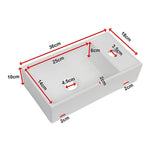 Small Compact Bathroom Cloakroom Hand Wash Basin Sink Ceramic Wall Hung - Extra Image