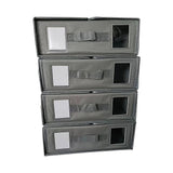 4PCS Foldable Bed Sheet Set Organizer Fabric Storage Bins with Handle Storage Box