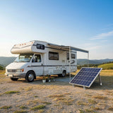 Adjustable Solar Panel Tilt Mount Brackets Kit – Roof, Ground & Boat Mounting System for Secure Installation - Top-Down View