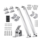 Adjustable Solar Panel Tilt Mount Brackets Kit – Roof, Ground & Boat Mounting System for Secure Installation - Side View
