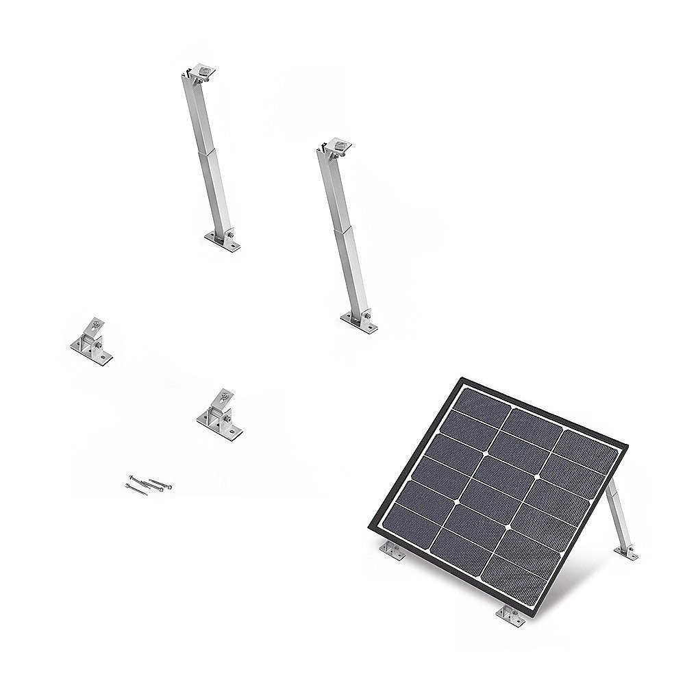 Adjustable Solar Panel Tilt Mount Brackets Kit ??Roof, Ground & Boat Mounting System for Secure Installation