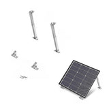 Adjustable Solar Panel Tilt Mount Brackets Kit – Roof, Ground & Boat Mounting System for Secure Installation - Low Angle