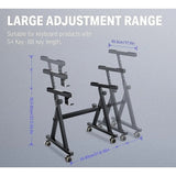 Z-style Keyboard Stand Heavy-Duty Piano Stand Portable - Front View
