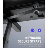 Z-style Keyboard Stand Heavy-Duty Piano Stand Portable - Side View