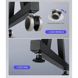 Z-style Keyboard Stand Heavy-Duty Piano Stand Portable - Top-Down View