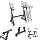 Z-Style Keyboard Stand – Heavy Duty Adjustable Piano Stand for Digital Keyboards & Portable Use - Low Angle