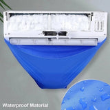 Air Conditioner Cleaning Cover Bag Kit Leakproof Waterproof Dust Protection - Side View
