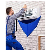 Air Conditioner Cleaning Cover Bag Kit Leakproof Waterproof Dust Protection - Top-Down View