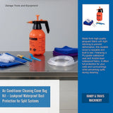 Air Conditioner Cleaning Cover Bag Kit ??Leakproof Waterproof Dust Protection for Split Systems