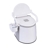 19L Camping Portable Toilet ??Outdoor & Indoor Travel Commode Potty with Built-In Tissue Box