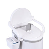 19L Camping Portable Toilet ??Outdoor & Indoor Travel Commode Potty with Built-In Tissue Box - 45-Degree Angle