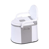 19L Camping Portable Toilet ??Outdoor & Indoor Travel Commode Potty with Built-In Tissue Box