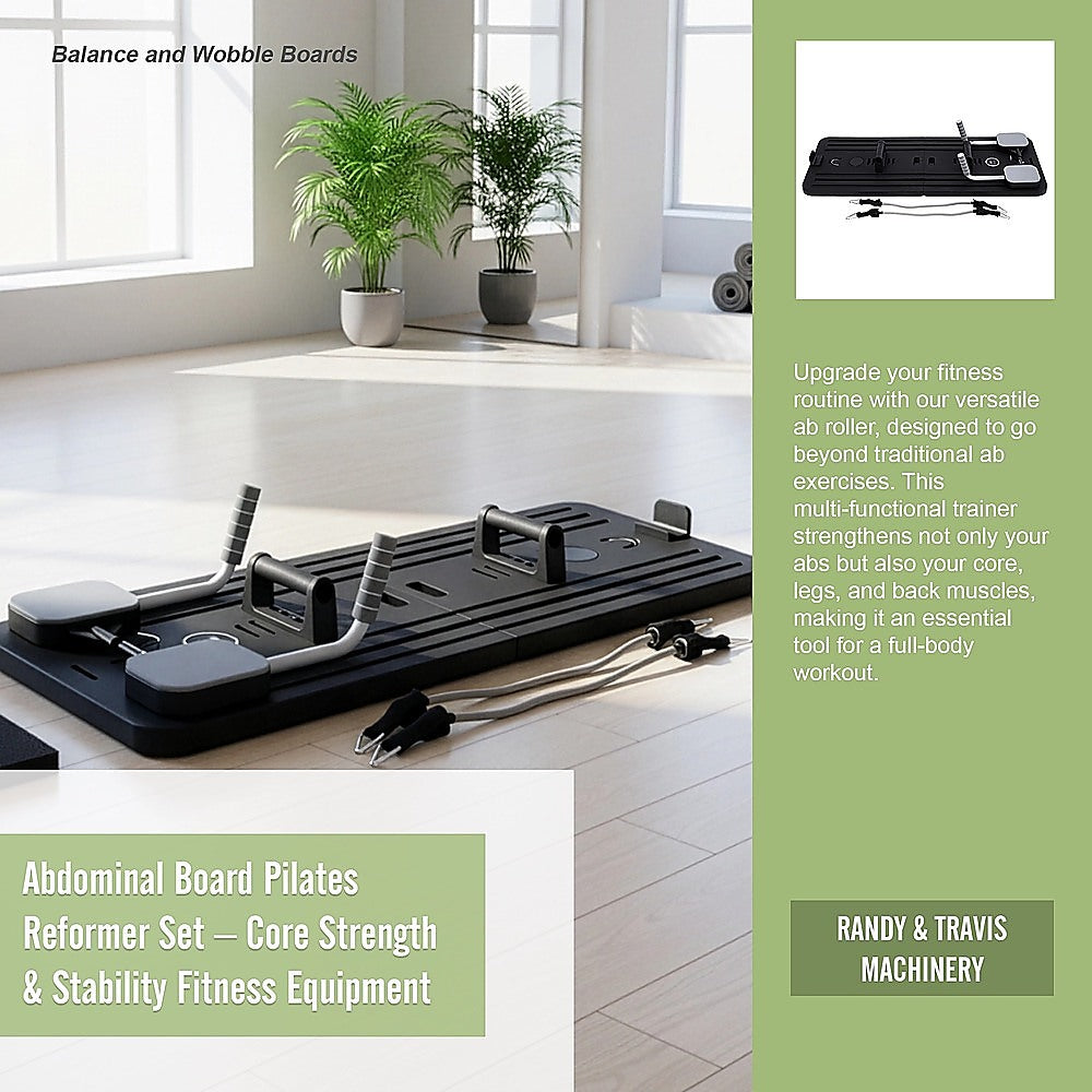 Abdominal Board Pilates Reformer Set ??Core Strength & Stability Fitness Equipment
