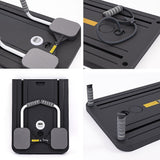 Abdominal Exercise Board – Pilates Reformer Elbow Support Pad for Core and Strength Training - 45-Degree Angle