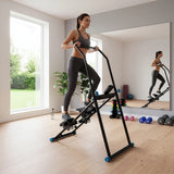 Vertical Climber Stair Stepper Machine – Full Body Home Gym Fitness Equipment NEW VERSION - Rear View