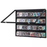 36 Graded Sports Card Display Case - Top-Down View