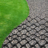 Geo Grid Ground Gravel Cell - Close-Up Angle