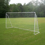 3.6m x 1.8m Portable Soccer Goal Net Steel Post Frame Backyard Football Training Set - Top-Down View
