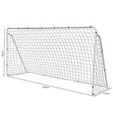 3.6m x 1.8m Portable Soccer Goal Net Steel Post Frame Backyard Football Training Set - Extra Image