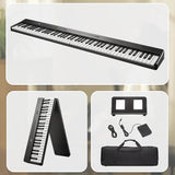 Folding Digital Piano 88 Key Velocity-Sensitive + Carry Case Pedal - Extra Image