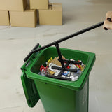 Wheelie Bin Compactor Manual Press Household Rubbish Trash Recycling Bins - Side View