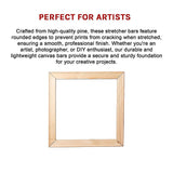 50x Canvas Stretcher Bars Frames Pine Wood - Rear View