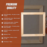 50x Canvas Stretcher Bars Frames Pine Wood - Extra Image