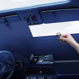 Retractable Sunshade for Car Windshield - Side View