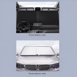 Retractable Sunshade for Car Windshield ??UV Protection Window Cover