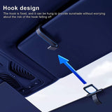 Retractable Sunshade for Car Windshield - Rear View
