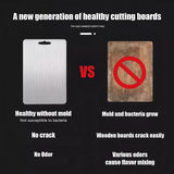 3 x 304SS Cutting Chopping Board Stainless Steel - Rear View