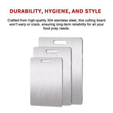 3 x 304SS Cutting Chopping Board Stainless Steel - Extra Image