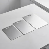 3 x 304SS Cutting Chopping Board Stainless Steel - Rear View