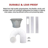Portable Air Conditioner Window Kit ??Exhaust Hose Adaptor Pipe & Slide Plate