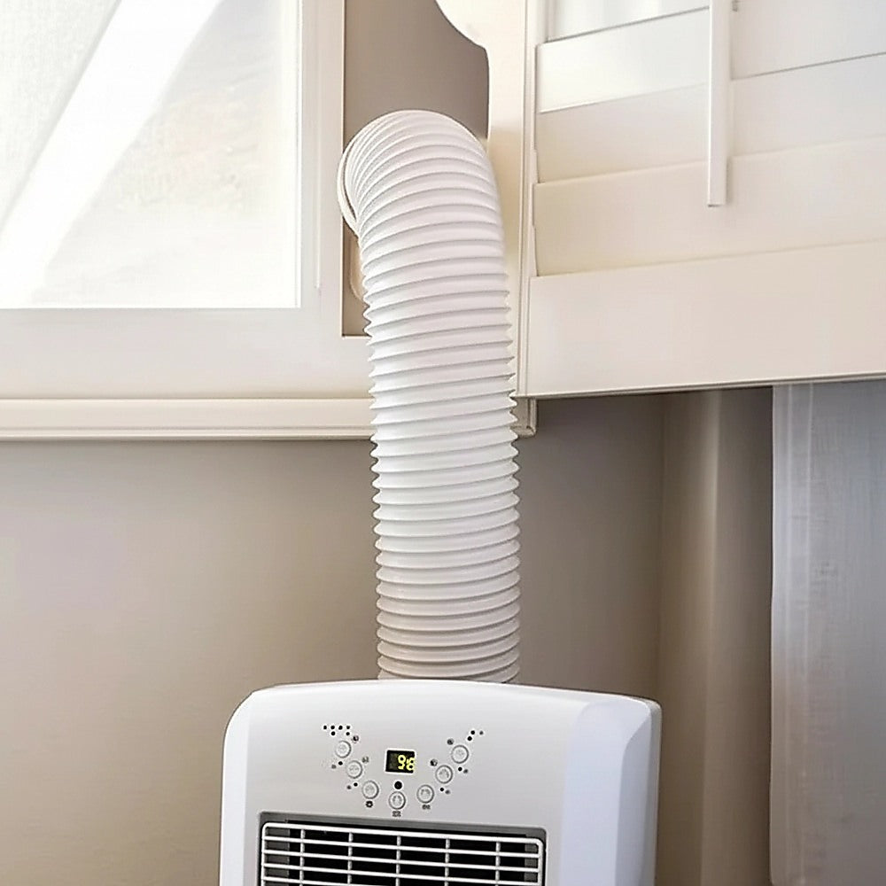 Portable Air Conditioner Window Kit – Exhaust Hose Adaptor Pipe & Slide Plate