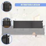 Retractable Baby Safety Fence Pet Stair Gate Barrier for Kids Dog Cat 3M - Close-Up Angle