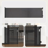 Retractable Baby Safety Fence Pet Stair Gate Barrier for Kids Dog Cat 3M - Low Angle