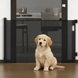 Retractable Baby Safety Fence Pet Stair Gate Barrier for Kids Dog Cat 3M - Front View