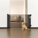 Retractable Baby Safety Fence Pet Stair Gate Barrier for Kids Dog Cat 3M - Top-Down View