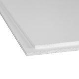 12x Smooth Drop Ceiling Tile 2ft x 2ft PVC Ceiling Panel - 45-Degree Angle