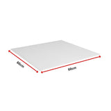 12x Smooth Drop Ceiling Tile 2ft x 2ft PVC Ceiling Panel