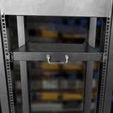 Sliding Rack Server Shelf 1U 19" 4 Post Mount ??Adjustable 15" to 22" Rack Tray