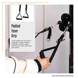 2 x Universal Foam Handle Exercise Machine Attachments - Extra Image